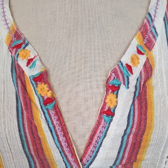 Z & L Made with Love Embroidered Maxi Dress Size S - Picture 4 of 16